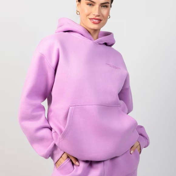 NEW Comfrt Pastel Hoodie Lilac Unisex - Picture 1 of 5